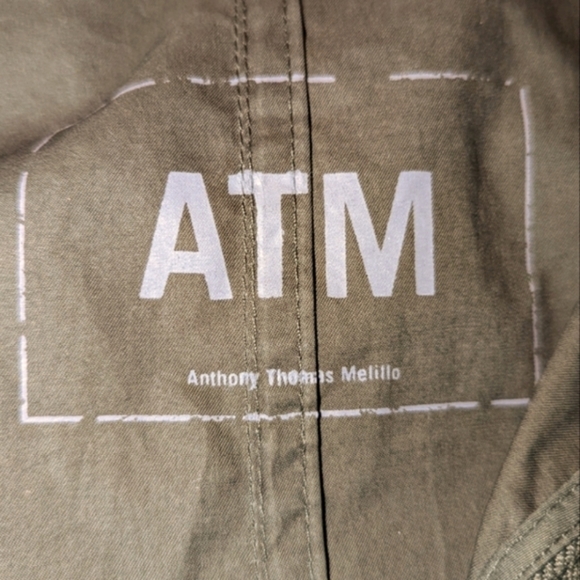 ATM Hooded Utility Military Green Jacket... Size.. Small - Picture 3 of 8